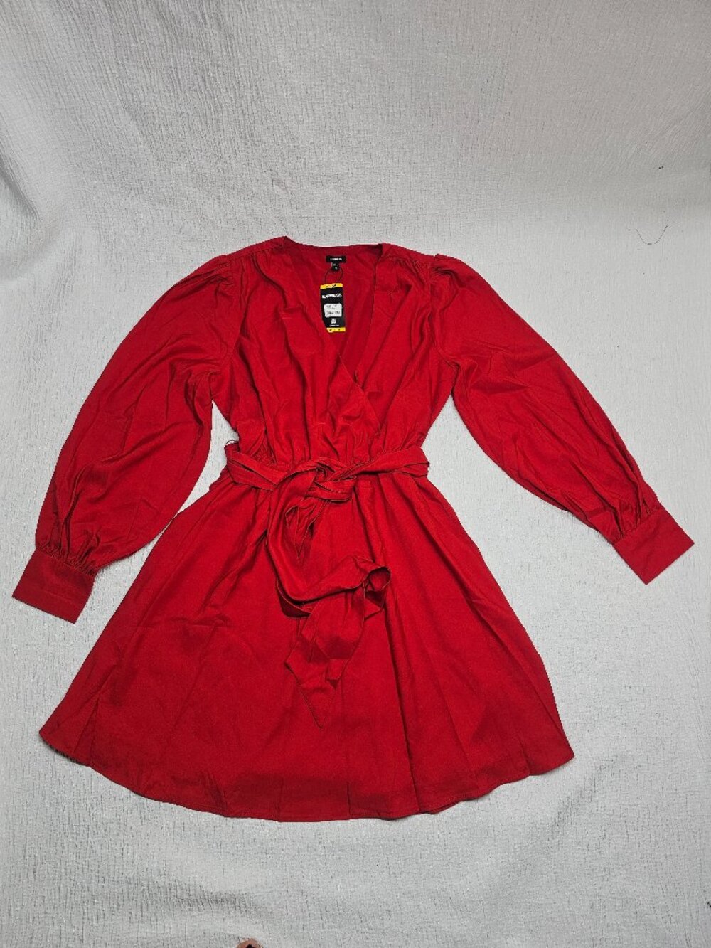 Express Women's Long Sleeve Wrap Dress Size M - Picture 3 of 8